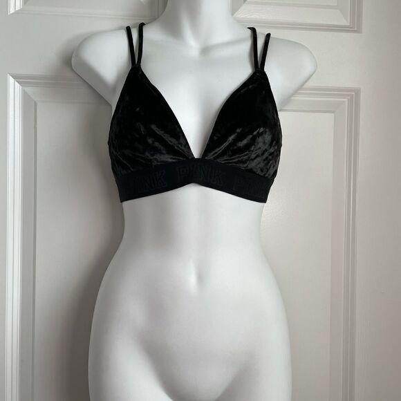 Pink Victoria Secrets Black Bra - Picture 3 of 11